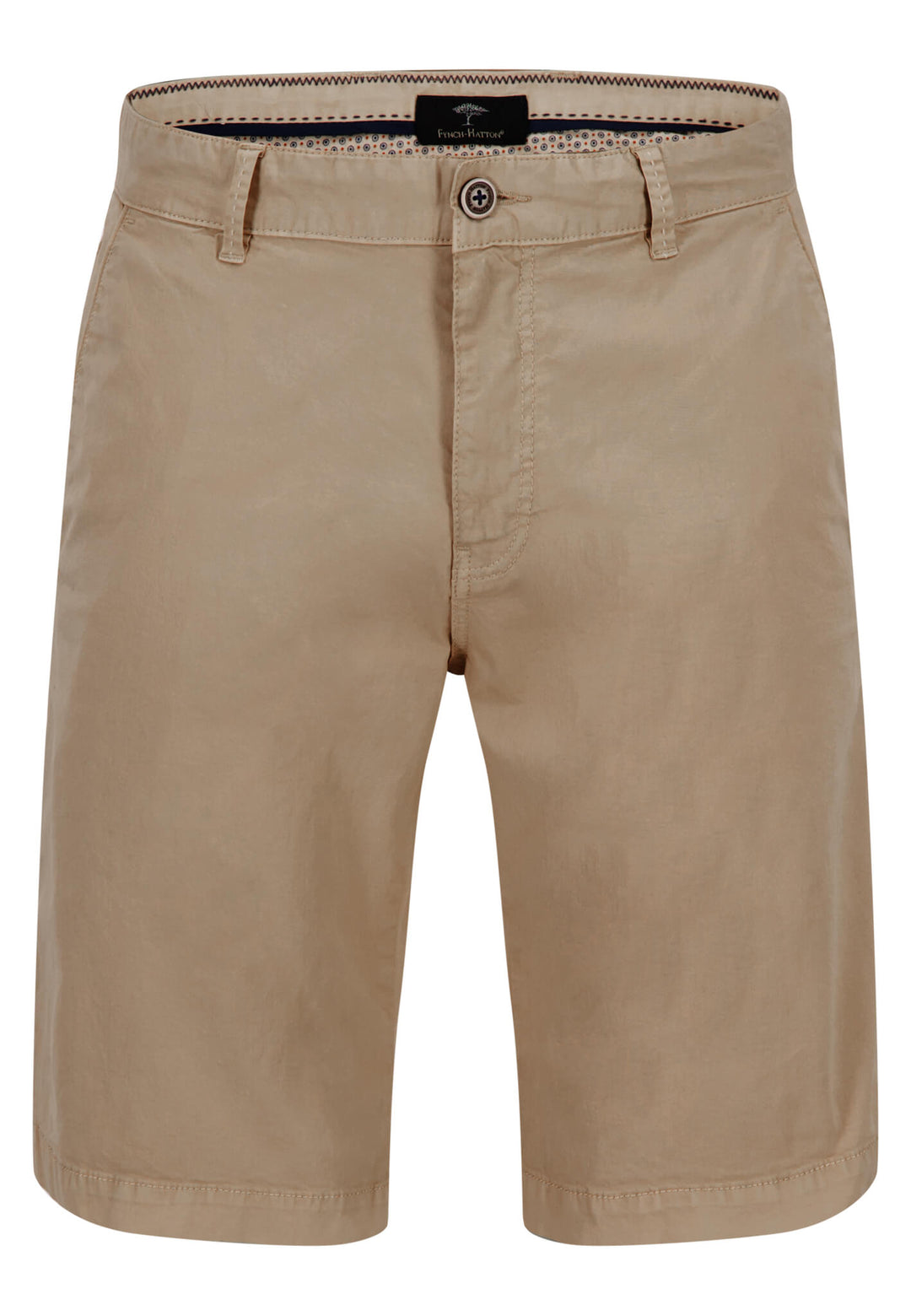 FYNCH HATTON CHINO SHORTS  - CREAM