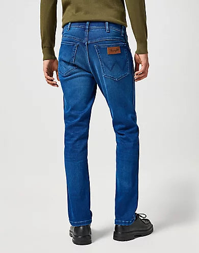 WRANGLER TEXAS SLIM BLUE JAM - BLUE DENIM