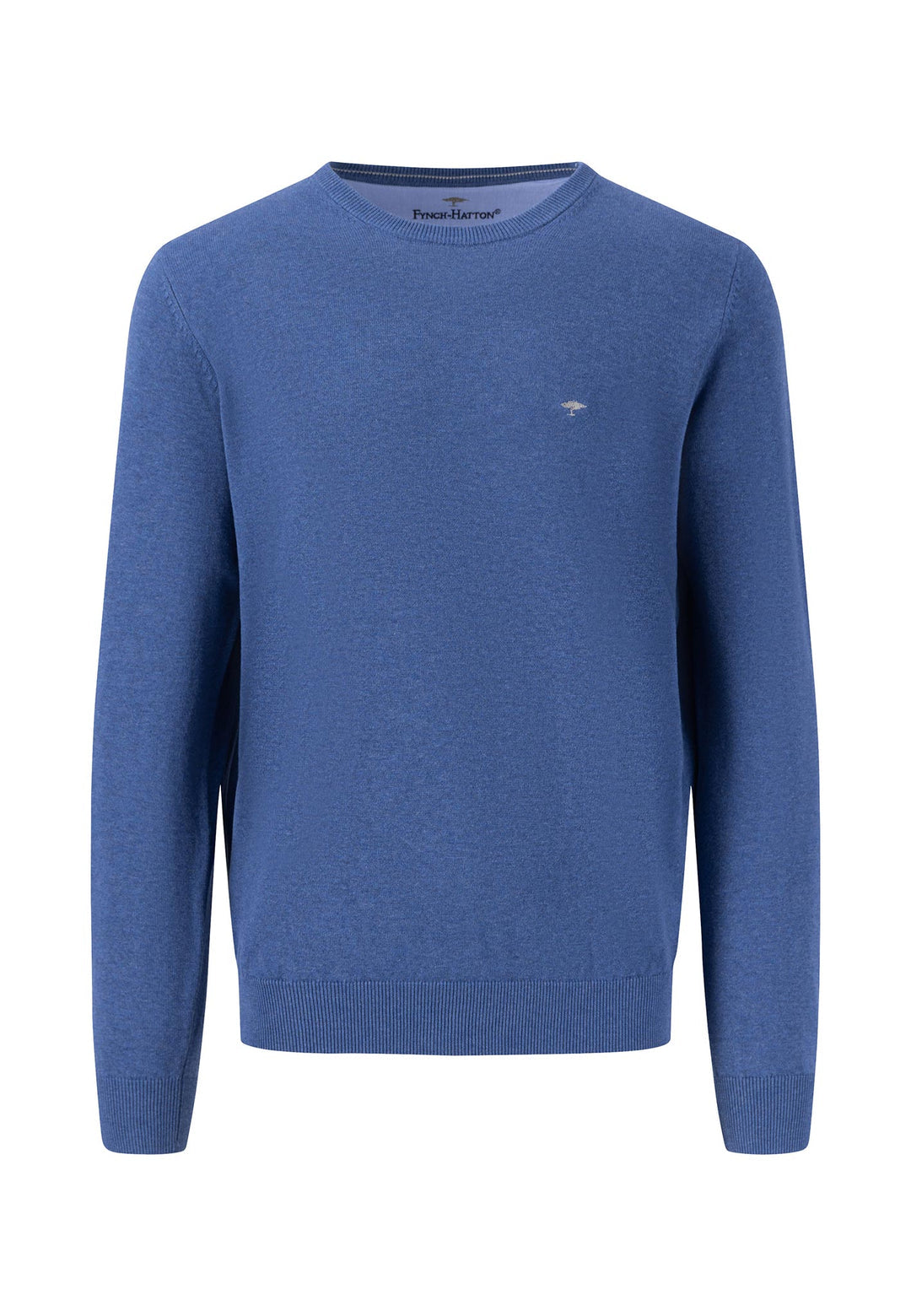 FYNCH HATTON O-NECK KNITWEAR BLUE