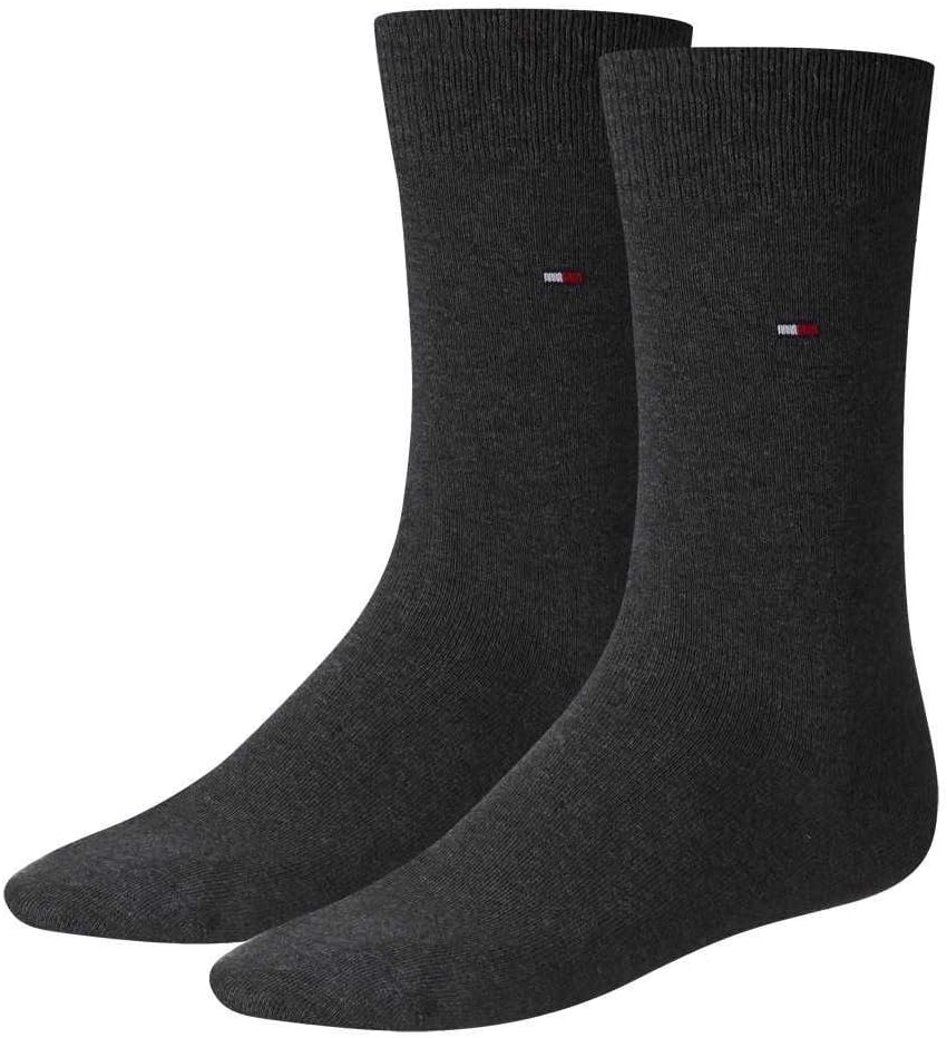 TOMMY HILFIGER 2 PACK SOCKS - DARK GREY