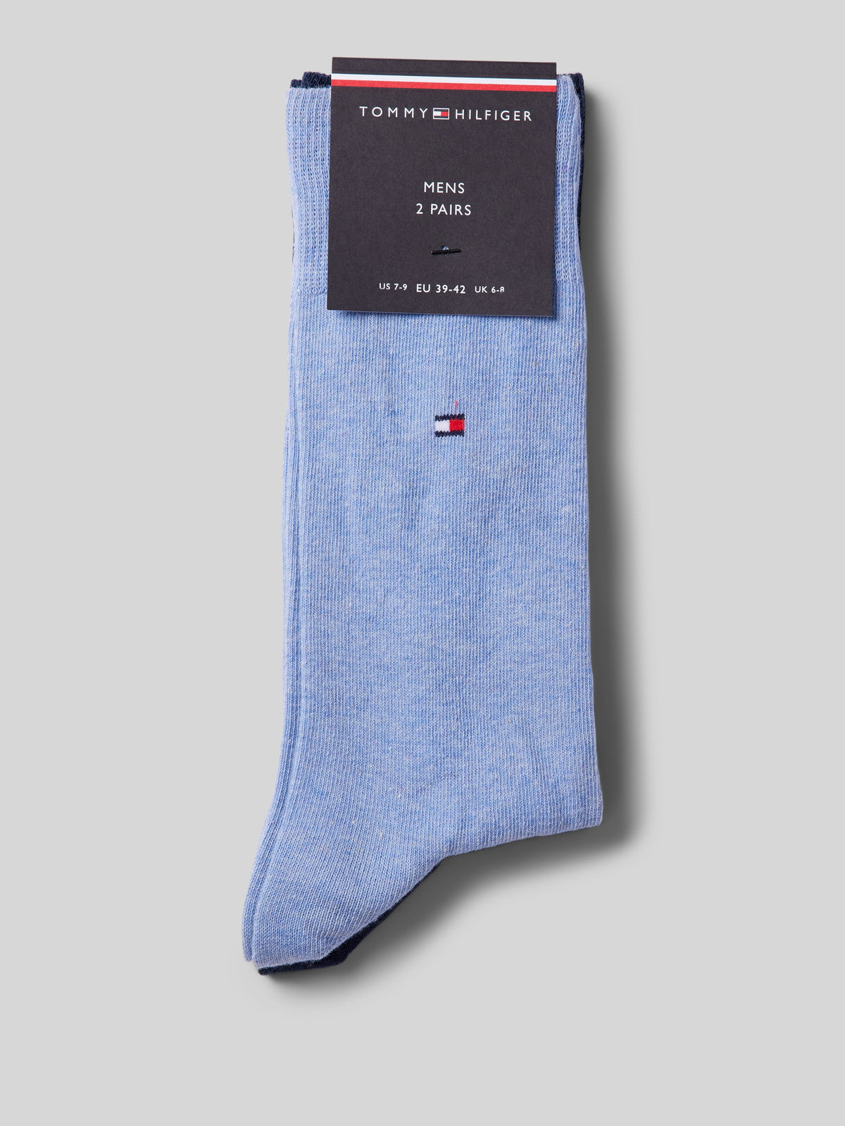 TOMMY HILFIGER 2 PACK SOCKS - LIGHT BLUE/ NAVY