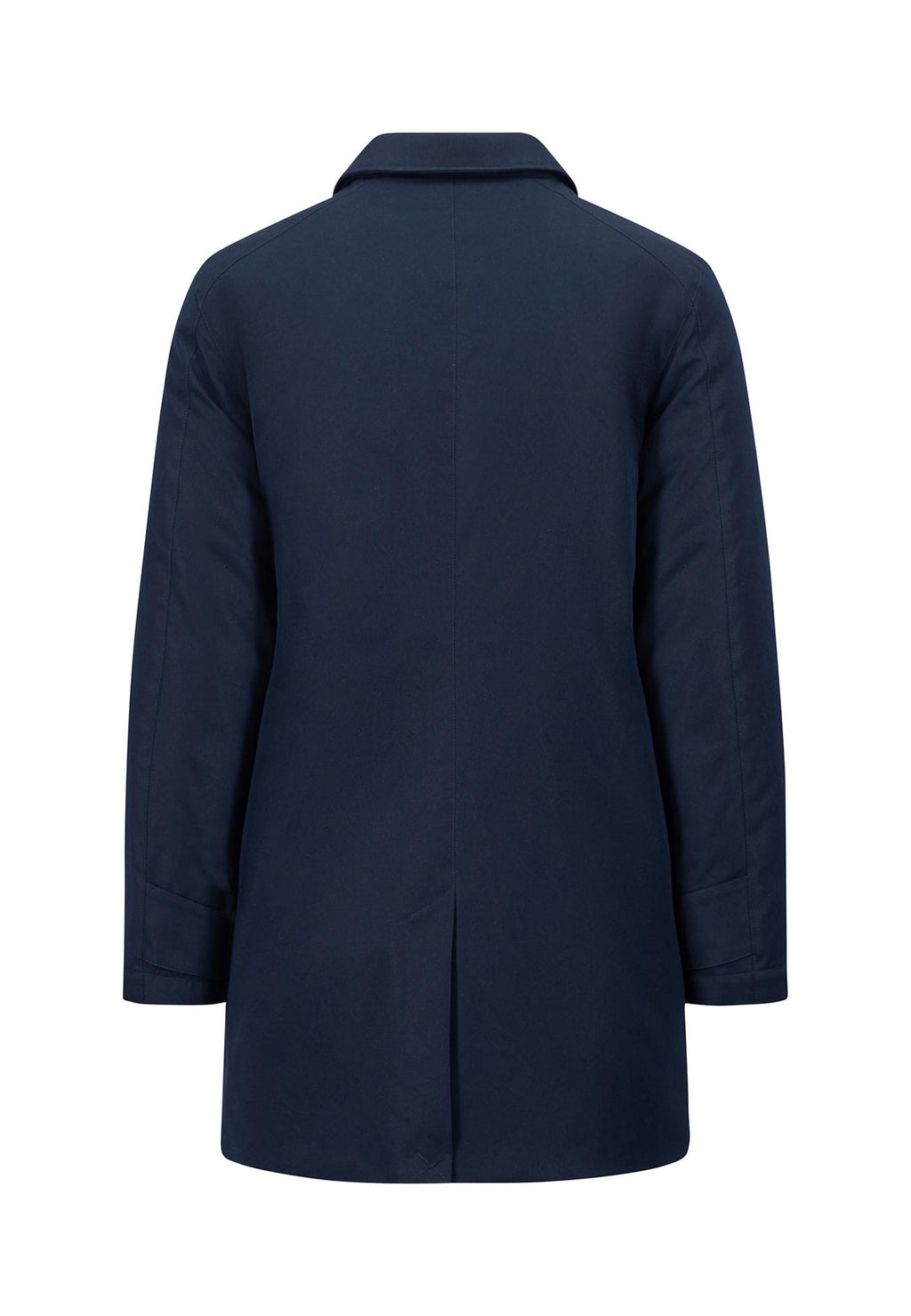 FYNCH HATTON TWILL LONG JACKET - NAVY