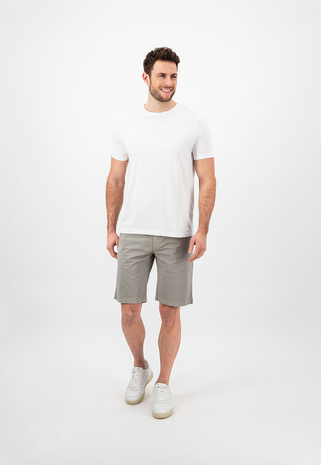 FYNCH HATTON CHINO SHORTS 14132810 - GREY