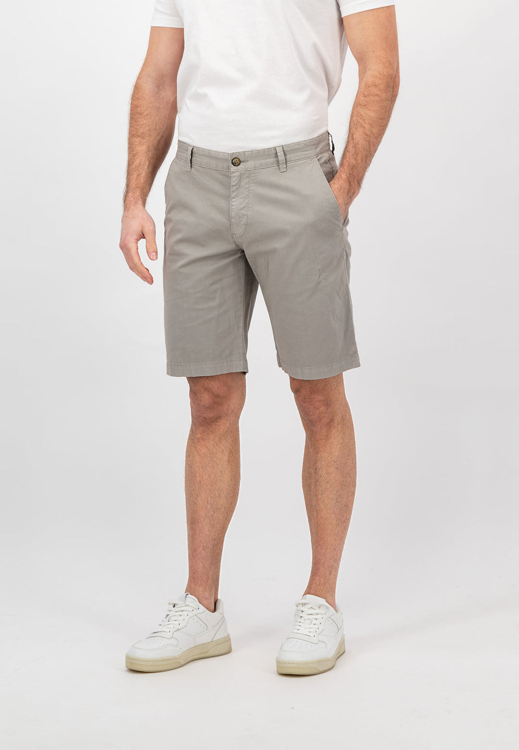 FYNCH HATTON CHINO SHORTS 14132810 - GREY