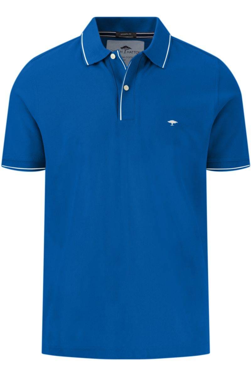 FYNCH HATTON POLOSHIRT - ROYAL