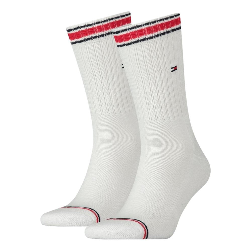 TOMMY HILFIGER SPORT SOCK 2 PACK - WHITE