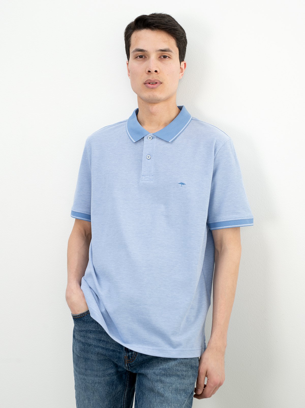 FYNCH HATTON POLO SHIRT (1403 1904/604) - BABY BLUE