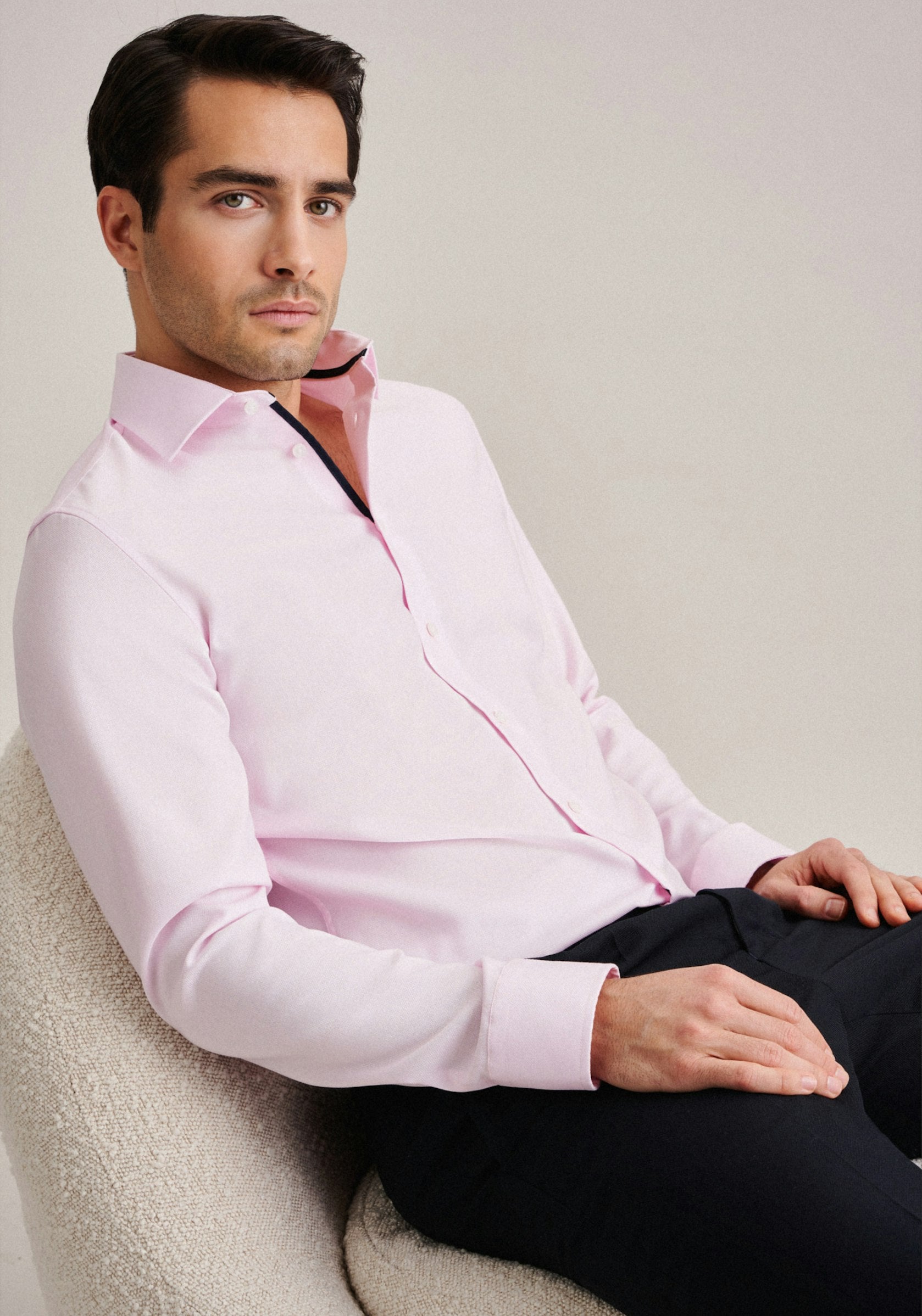 SEIDENSTICKER L/S SHIRT  01.153730 - PINK