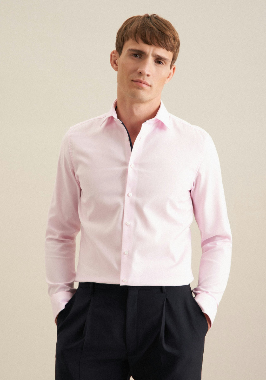 SEIDENSTICKER L/S SHIRT  01.153730 - PINK