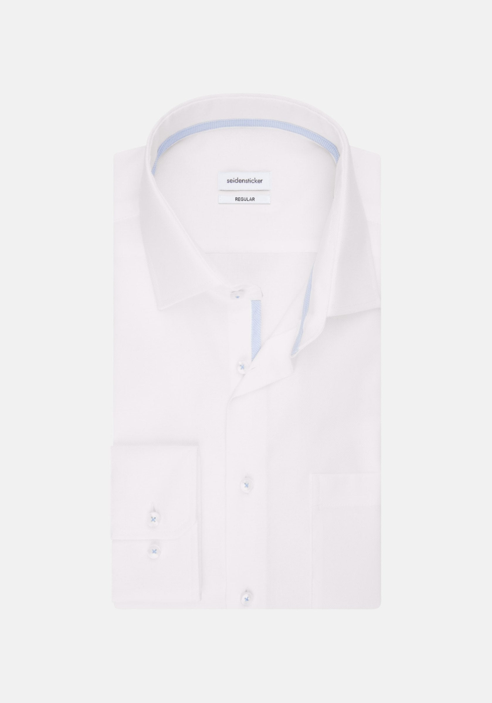 SEIDENSTICKER L/S SHIRT  01.153730 - WHITE