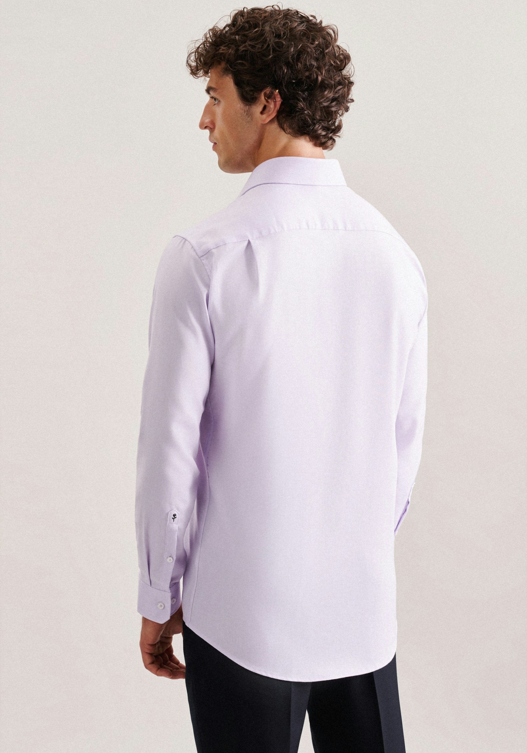 SEIDENSTICKER L/S SHIRT  01.153730 - LILAC