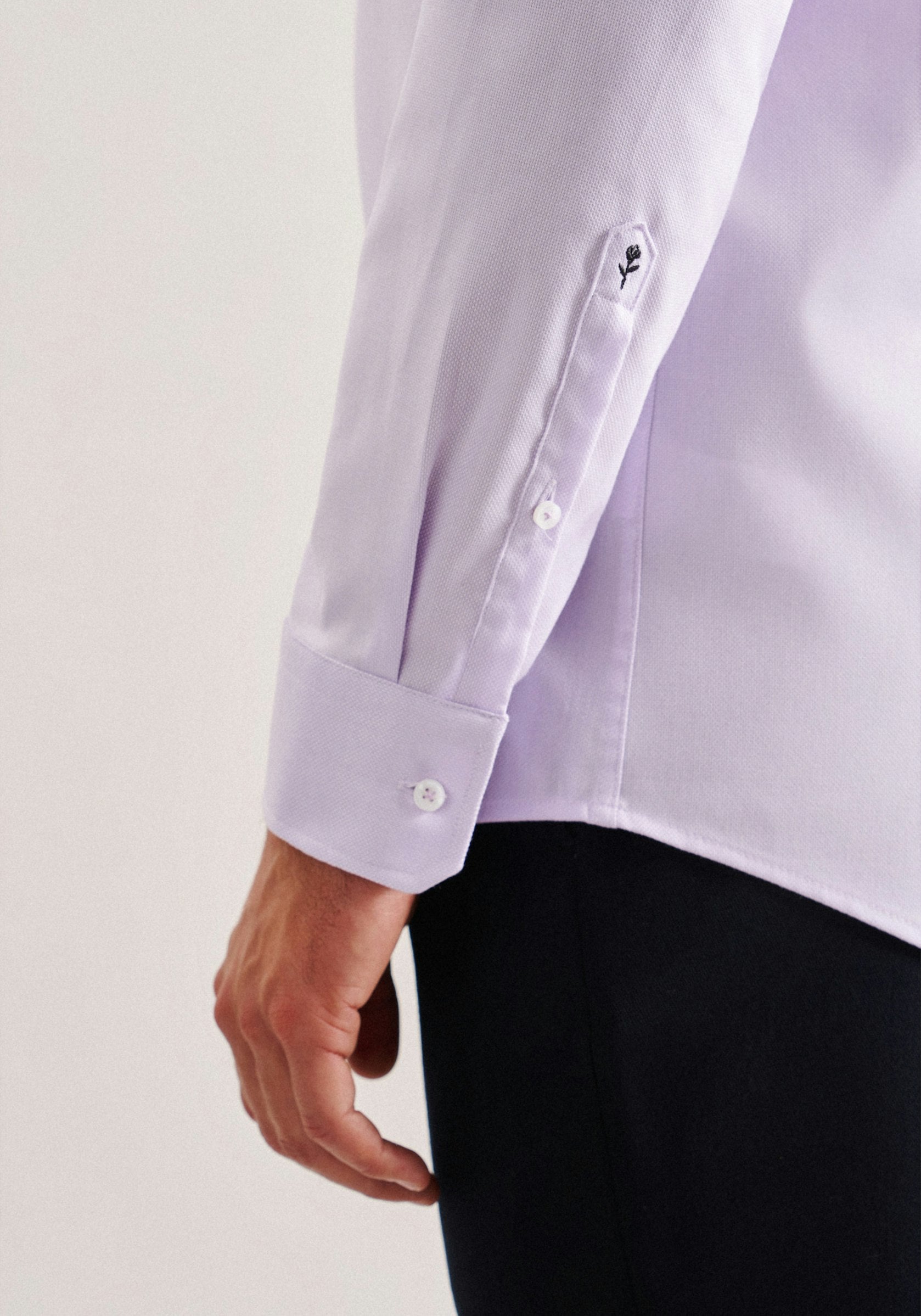 SEIDENSTICKER L/S SHIRT  01.153730 - LILAC