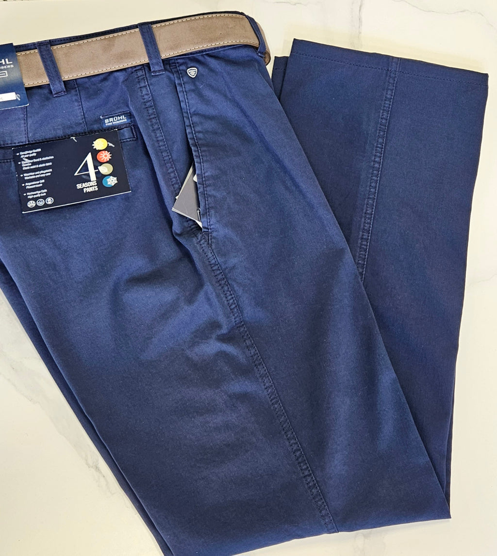 BRUHL MONTANA TROUSERS (184090) - BLUE