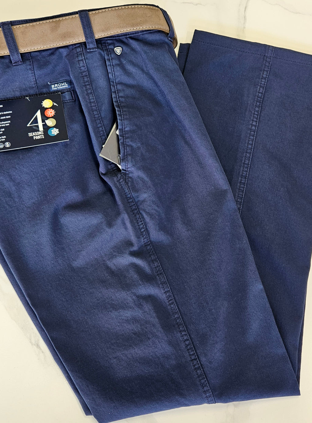 BRUHL MONTANA TROUSERS (184090) - BLUE