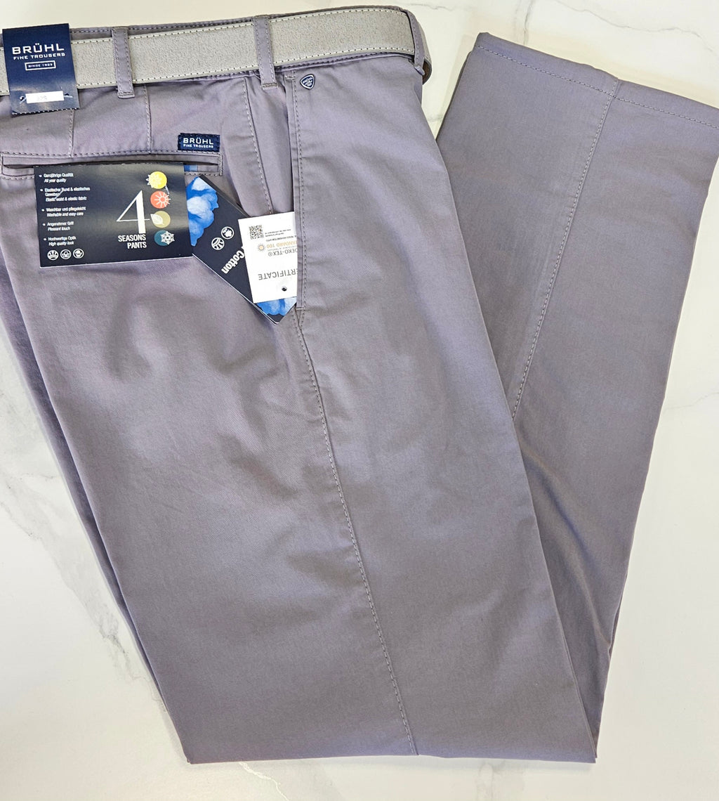 BRUHL MONTANA TROUSERS (184090/740) - LIGHT GREY