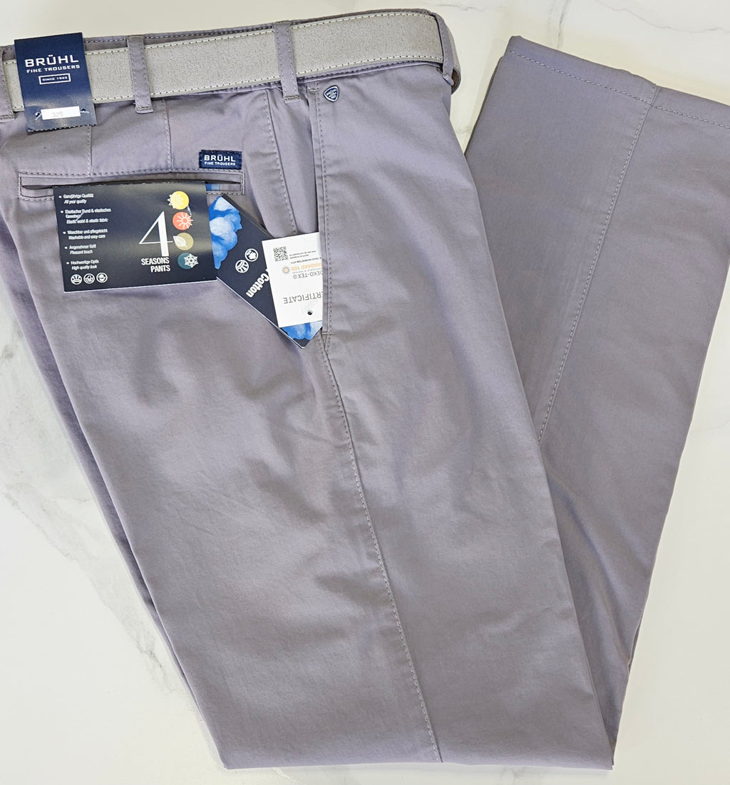 BRUHL MONTANA TROUSERS (184090/740) - LIGHT GREY