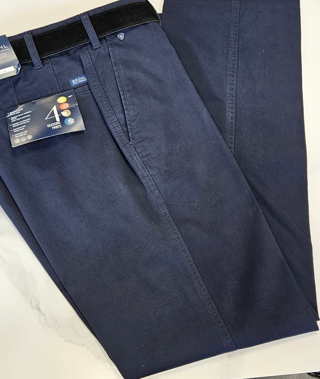 BRUHL MONTANA TROUSERS (184090) - NAVY