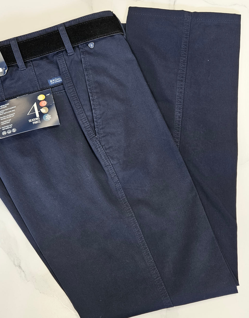 BRUHL MONTANA TROUSERS (184090) - NAVY
