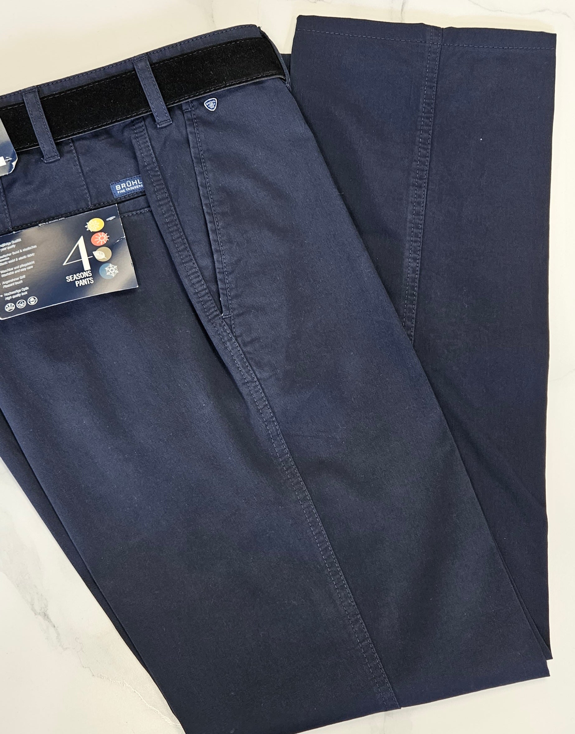 BRUHL MONTANA TROUSERS (184090) - NAVY