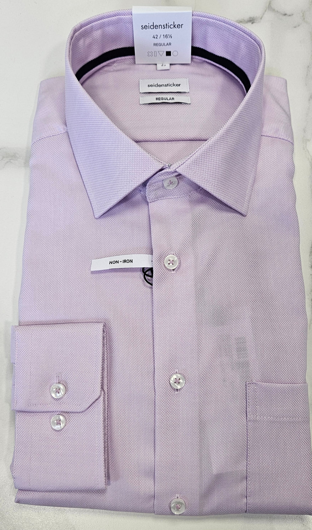 SEIDENSTICKER L/S SHIRT  01.153730 - LILAC