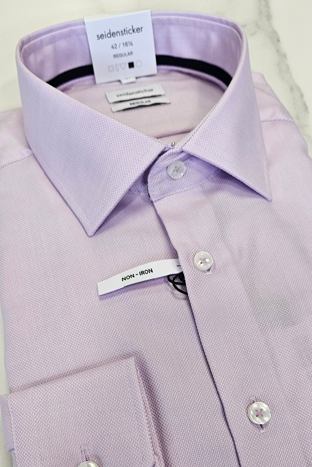 SEIDENSTICKER L/S SHIRT  01.153730 - LILAC