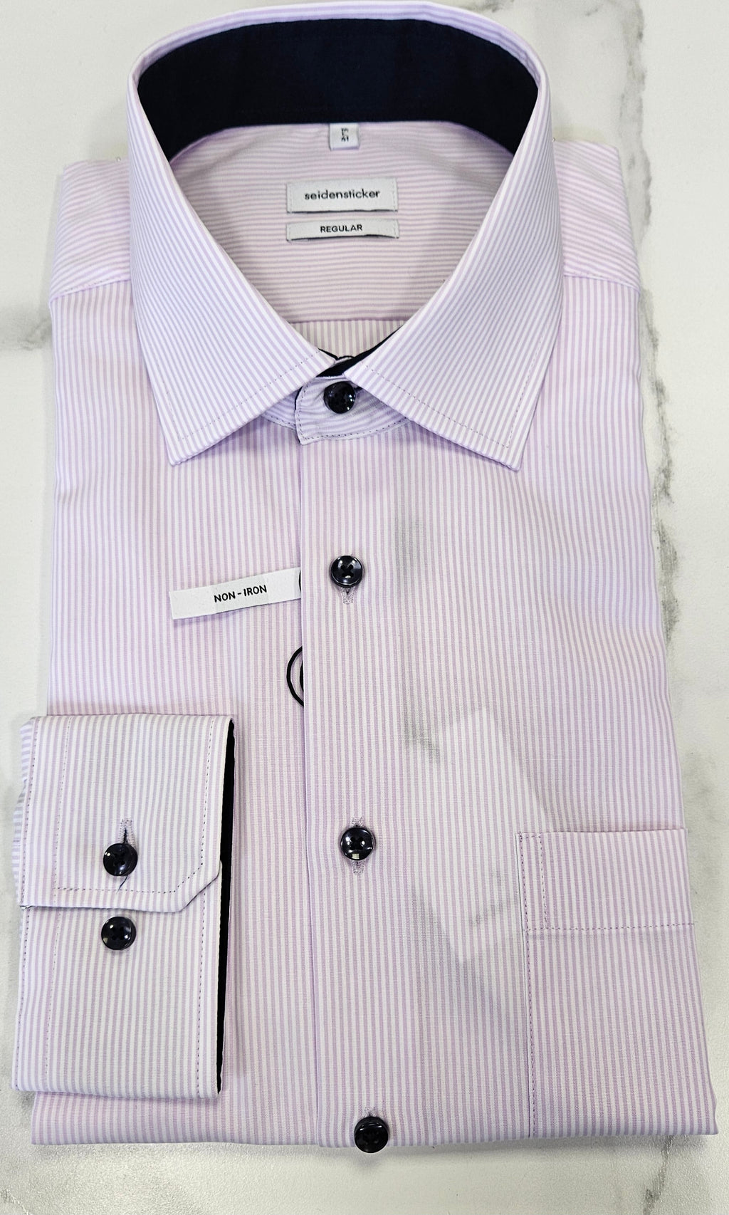 SEIDENSTICKER L/S SHIRT  01.153720 - LILAC