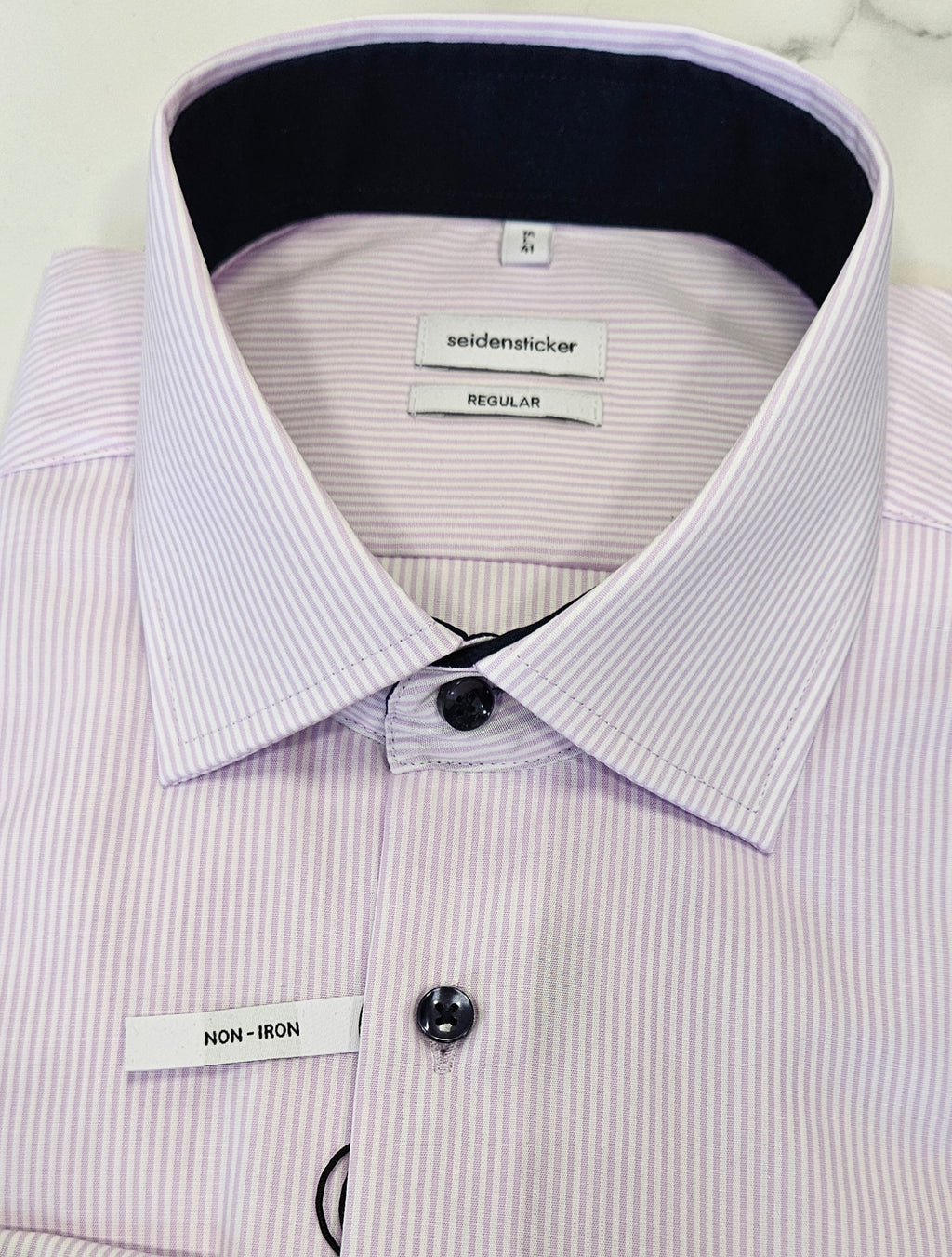 SEIDENSTICKER L/S SHIRT  01.153720 - LILAC