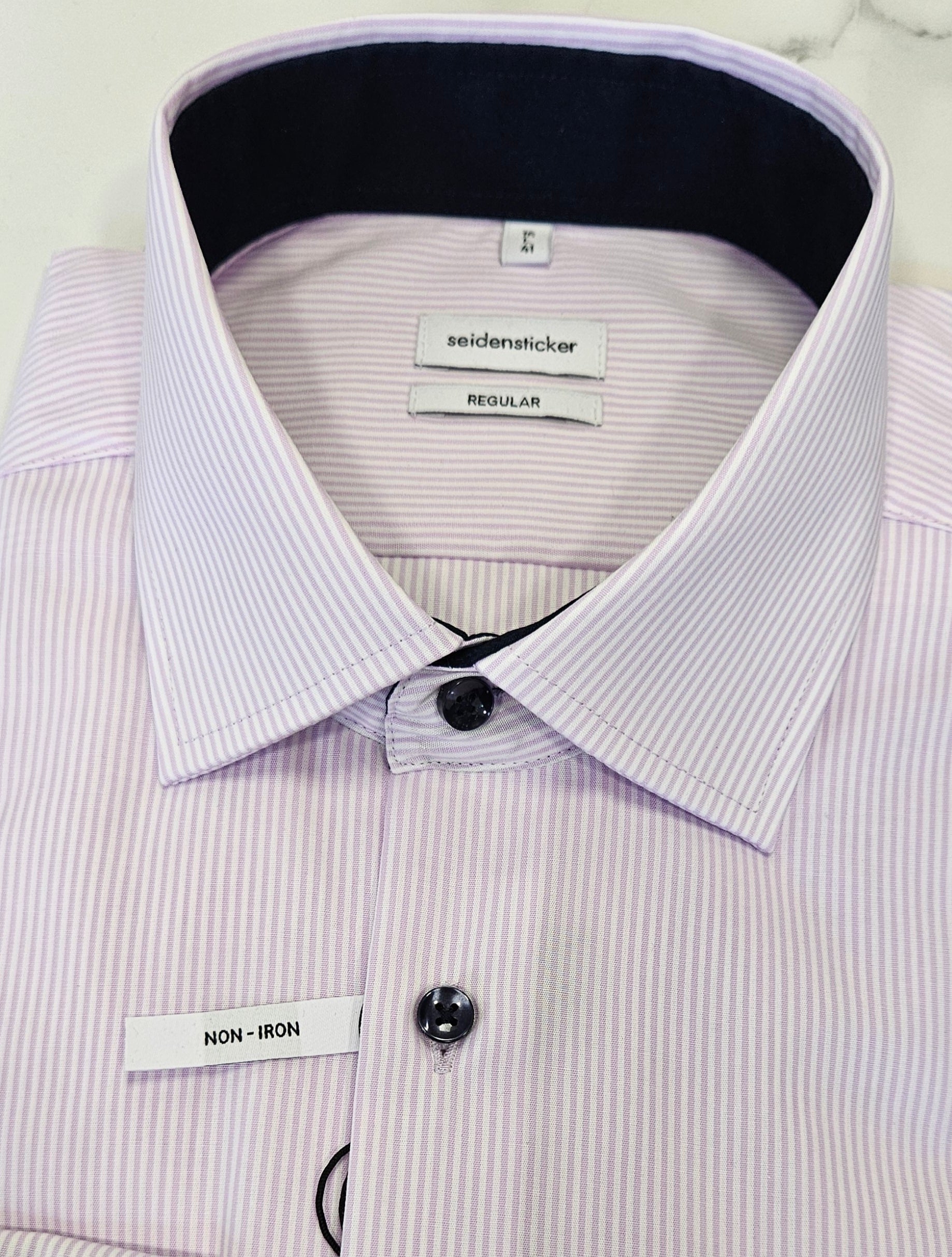 SEIDENSTICKER L/S SHIRT  01.153720 - LILAC