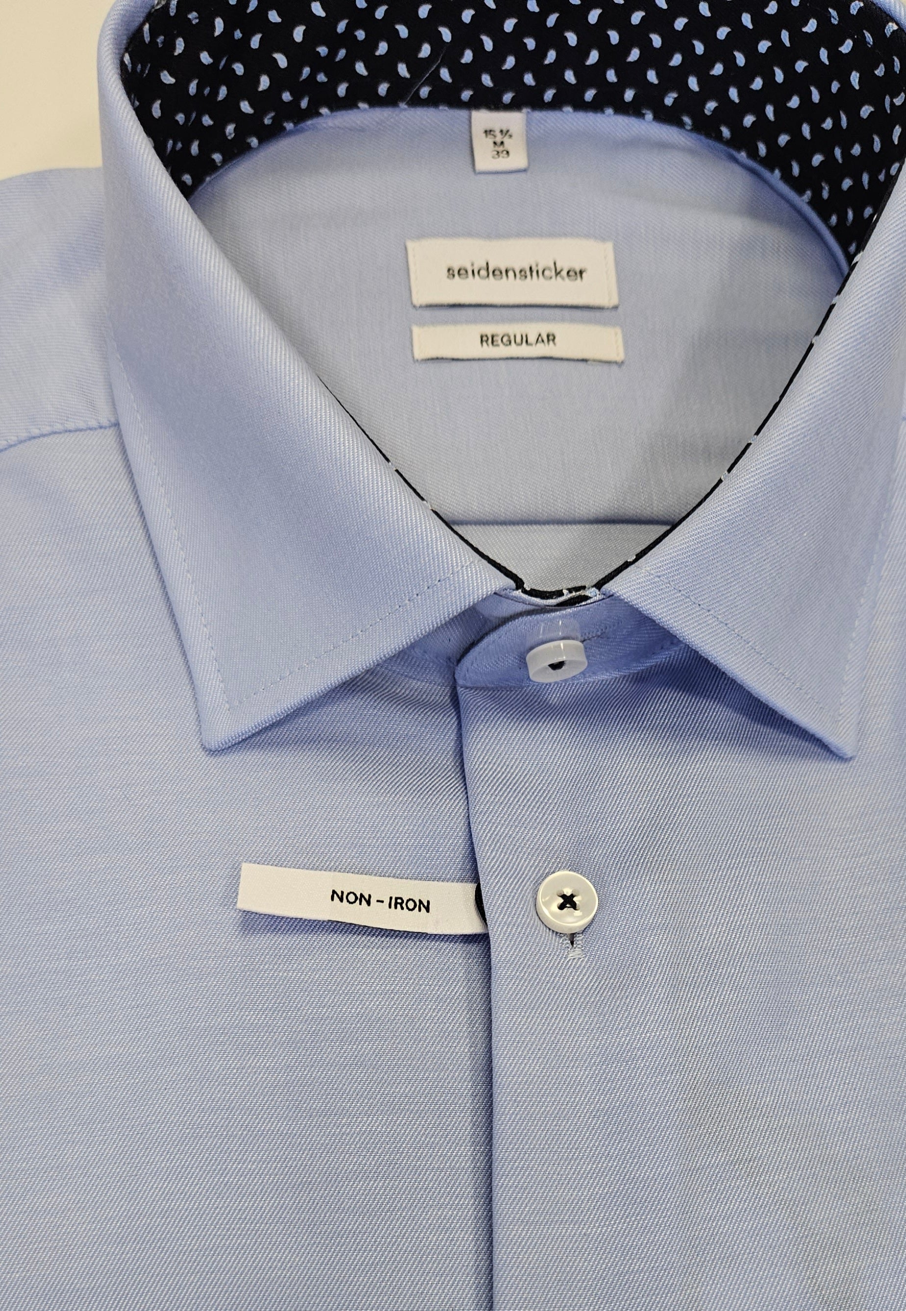 SEIDENSTICKER L/S SHIRT  01.142260- BLUE