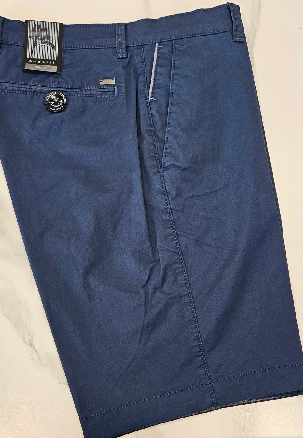 BUGATTI CHINO SHORTS   - NAVY BLUE