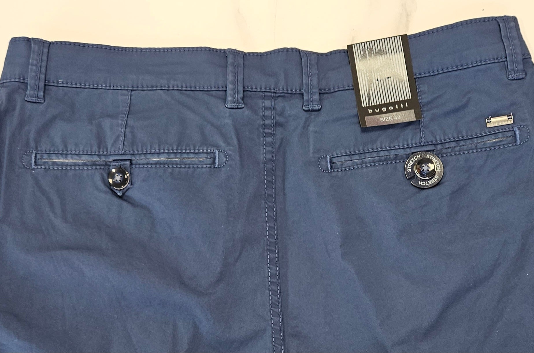 BUGATTI CHINO SHORTS   - NAVY BLUE