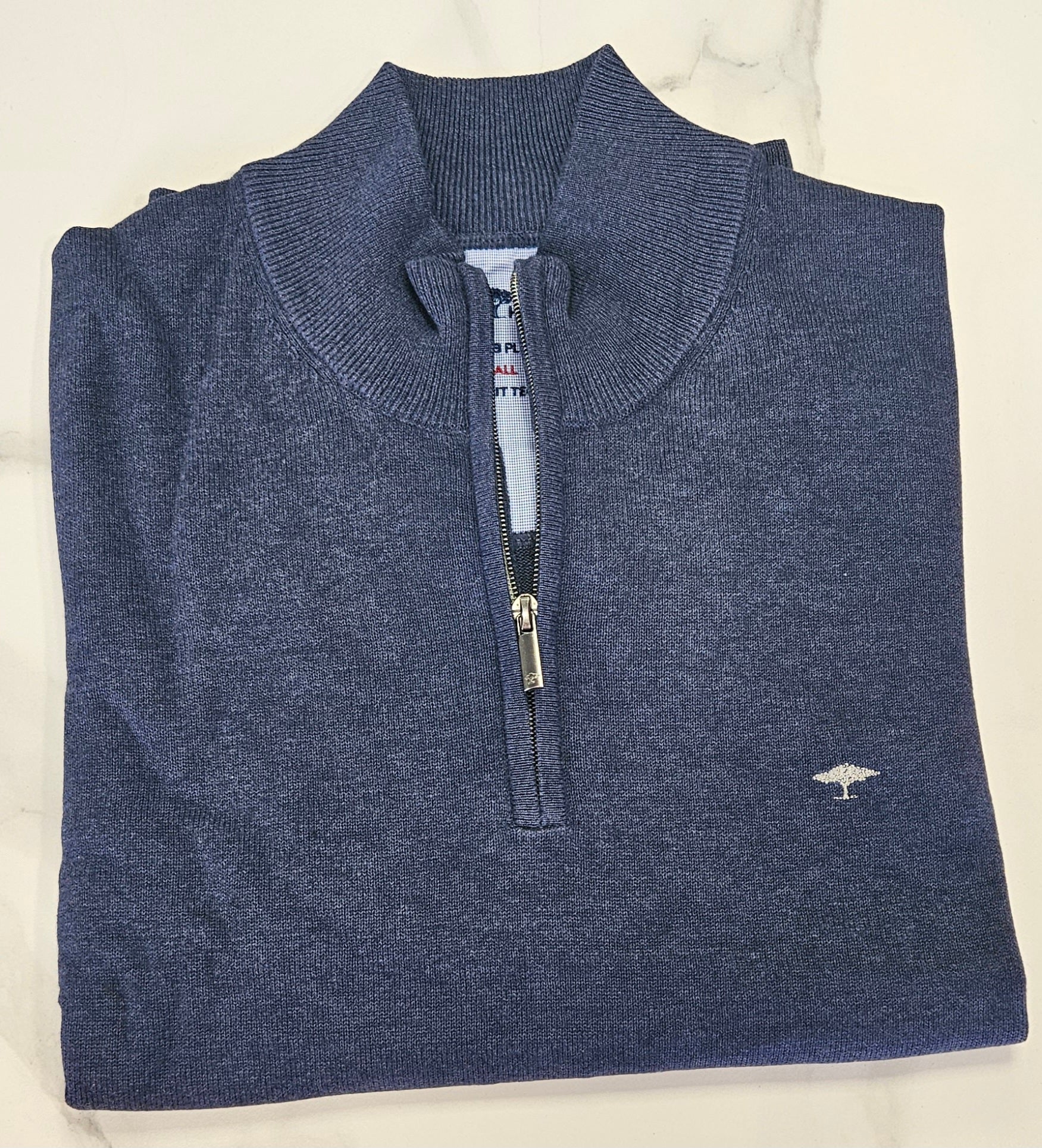 FYNCH HATTON TROYER 1/4 ZIP - NIGHT