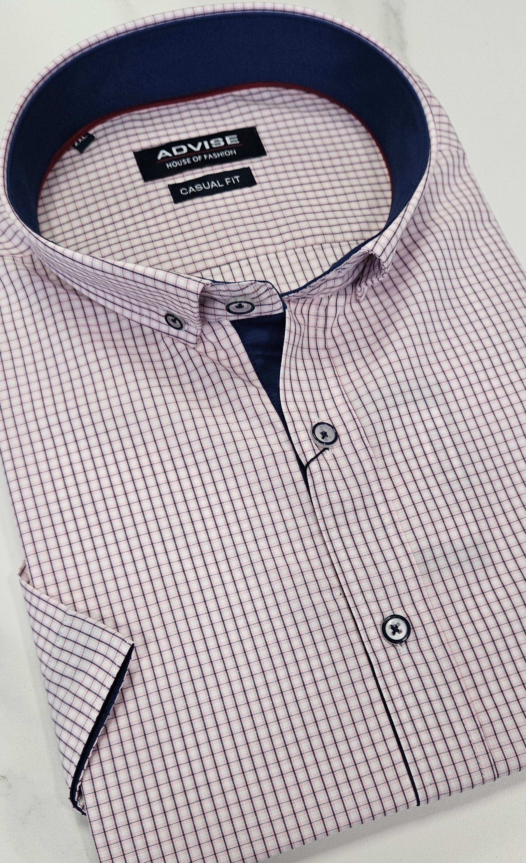 ADVISE S/S SHIRT PLUS SIZE - PINK