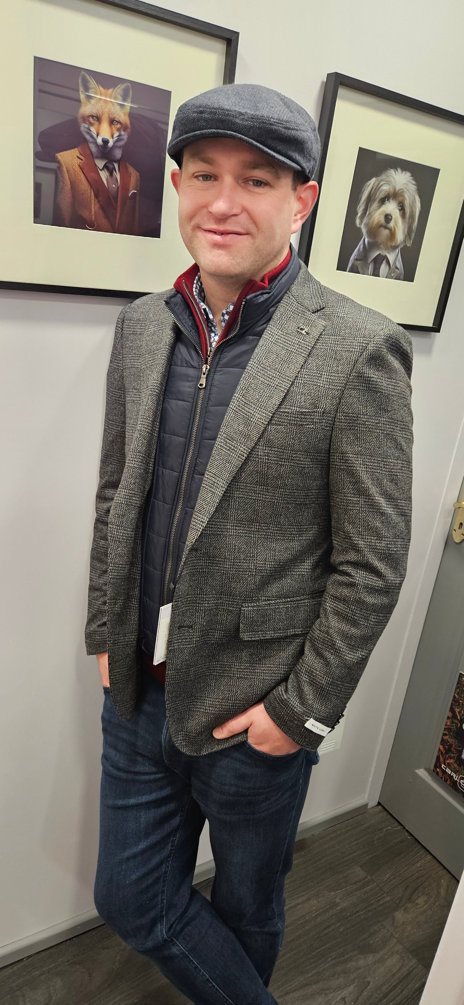 WHITE LABEL JACKSON JACKET -CHECK