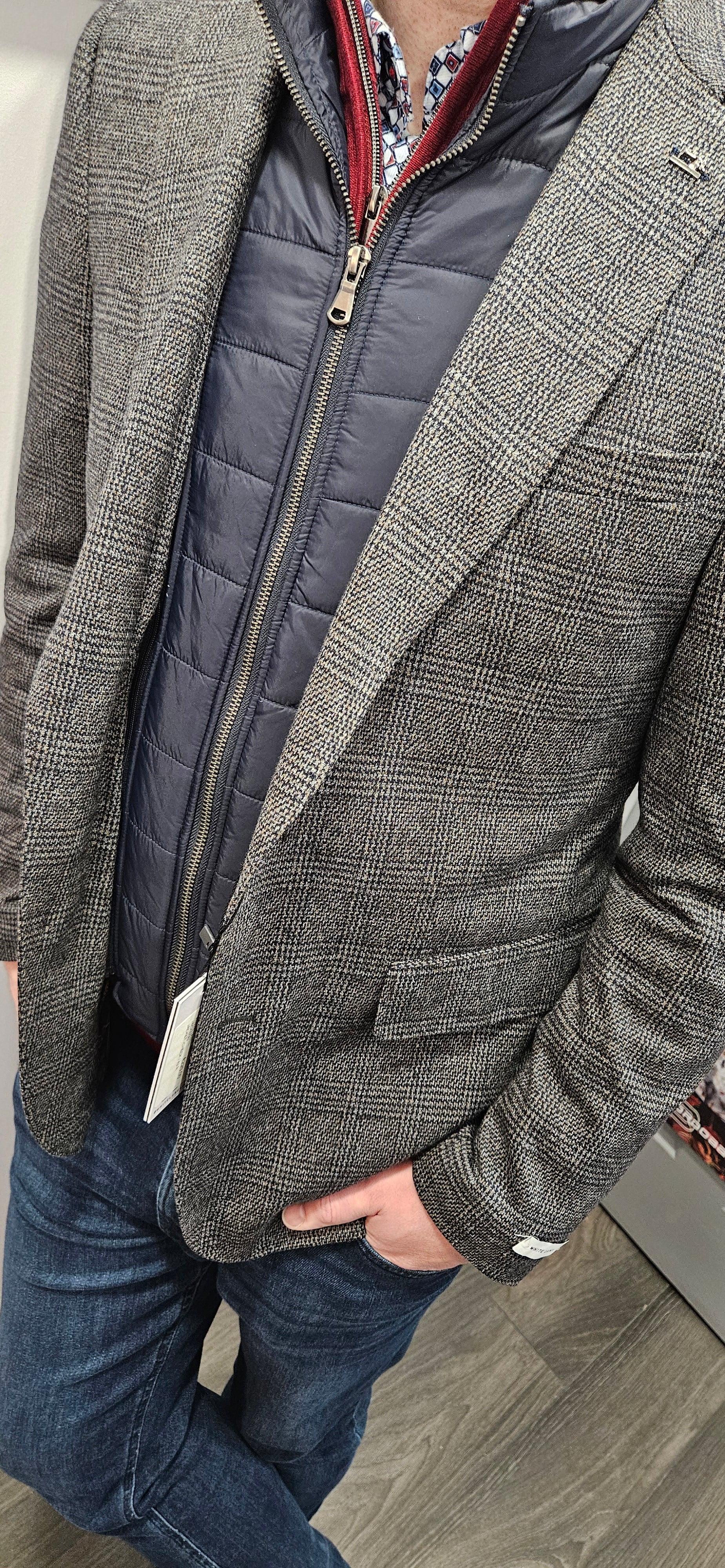 WHITE LABEL JACKSON JACKET -CHECK