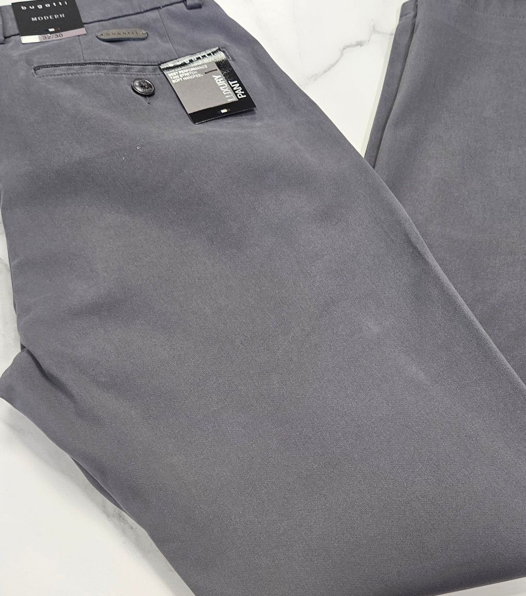 BUGATTI LUXURY STRETCH CHINO - GREY