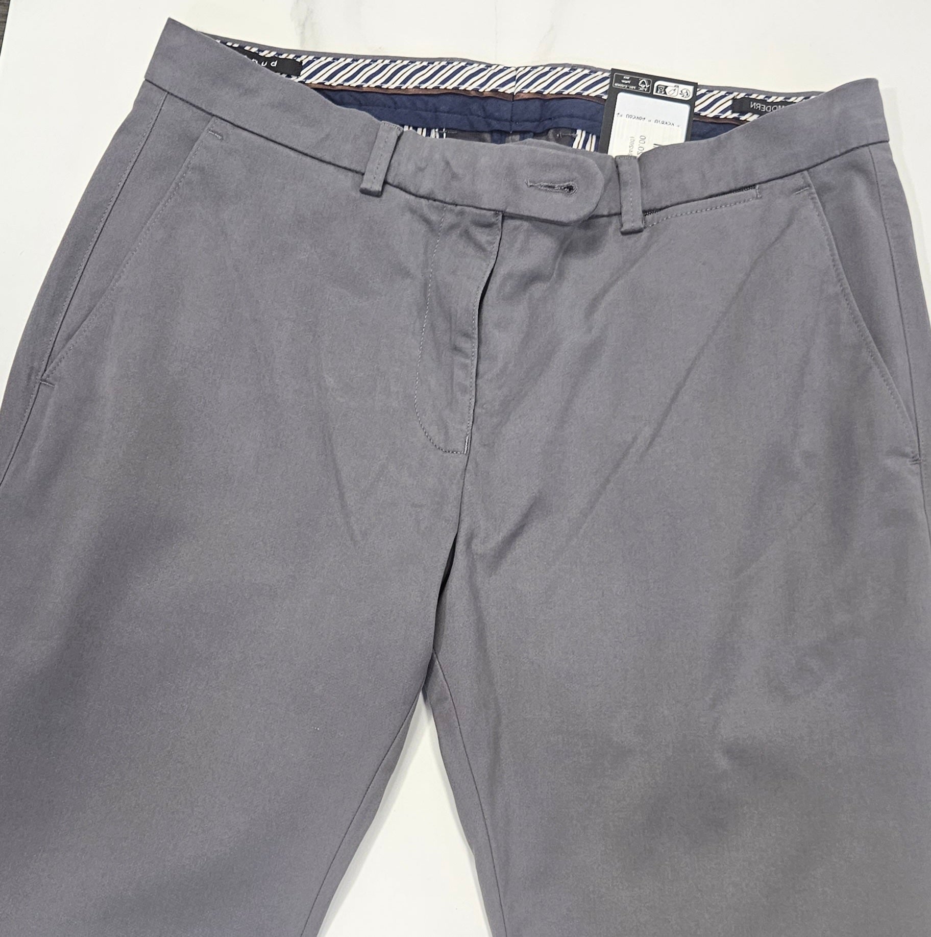 BUGATTI LUXURY STRETCH CHINO - GREY