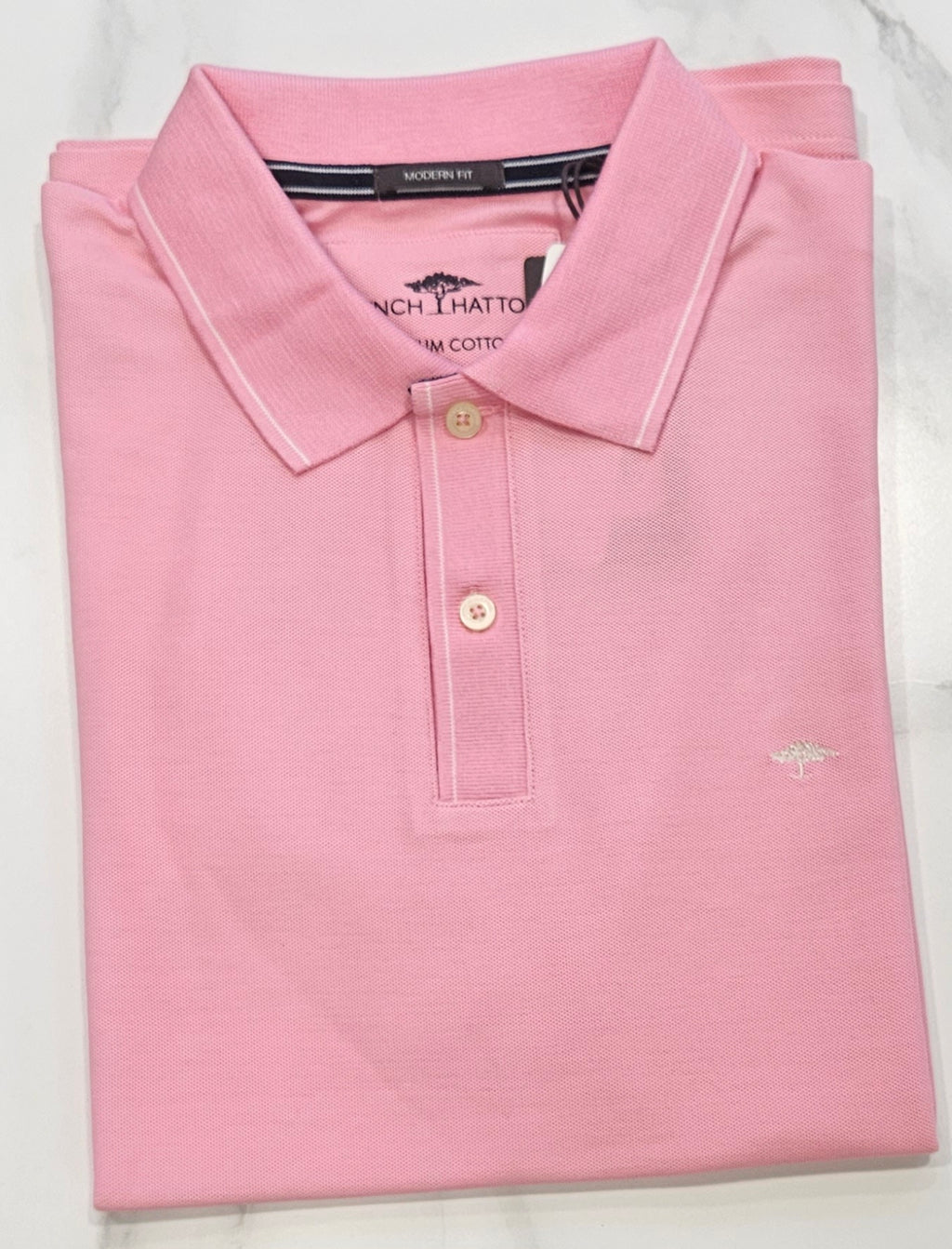 FYNCH HATTON POLOSHIRT  - BLUSH