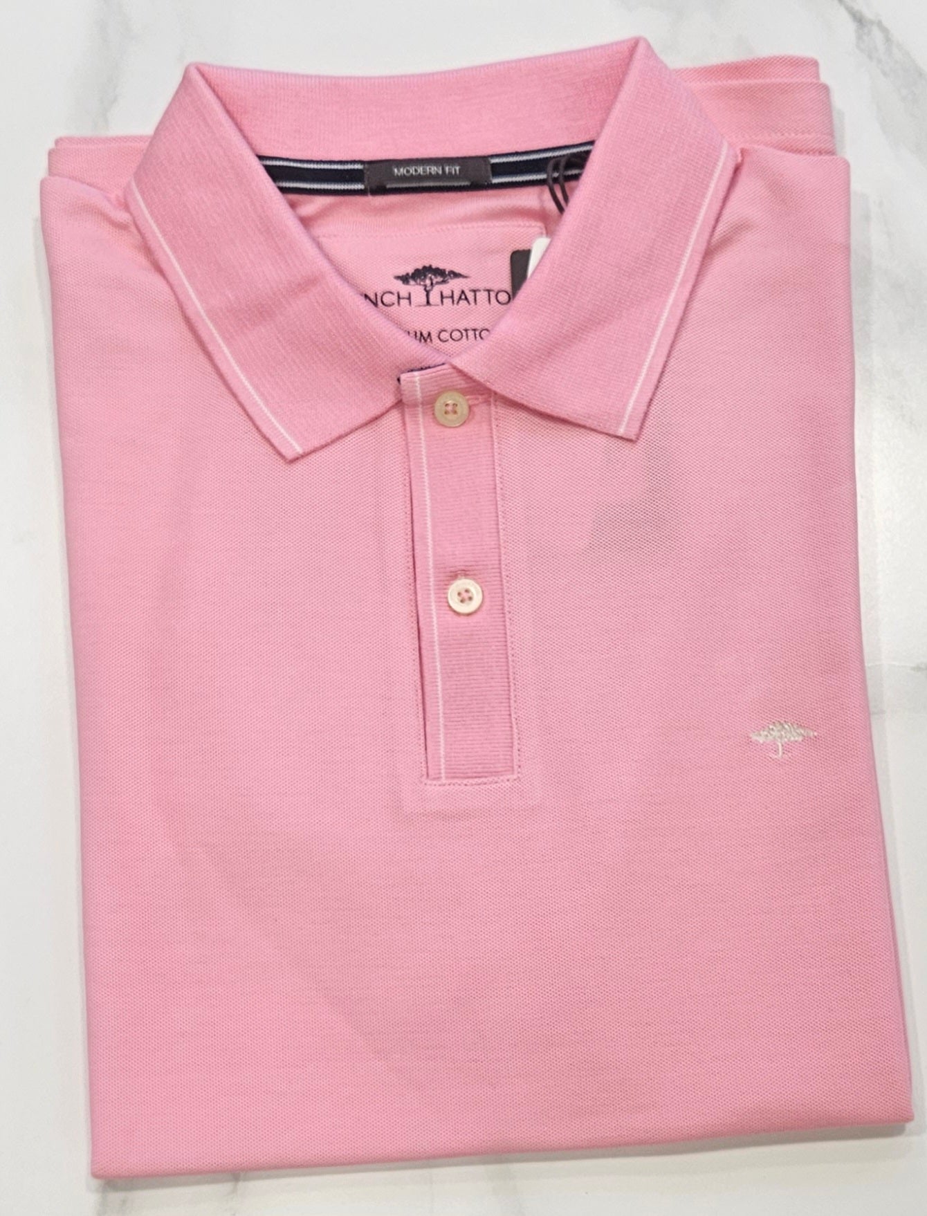 FYNCH HATTON POLOSHIRT  - BLUSH
