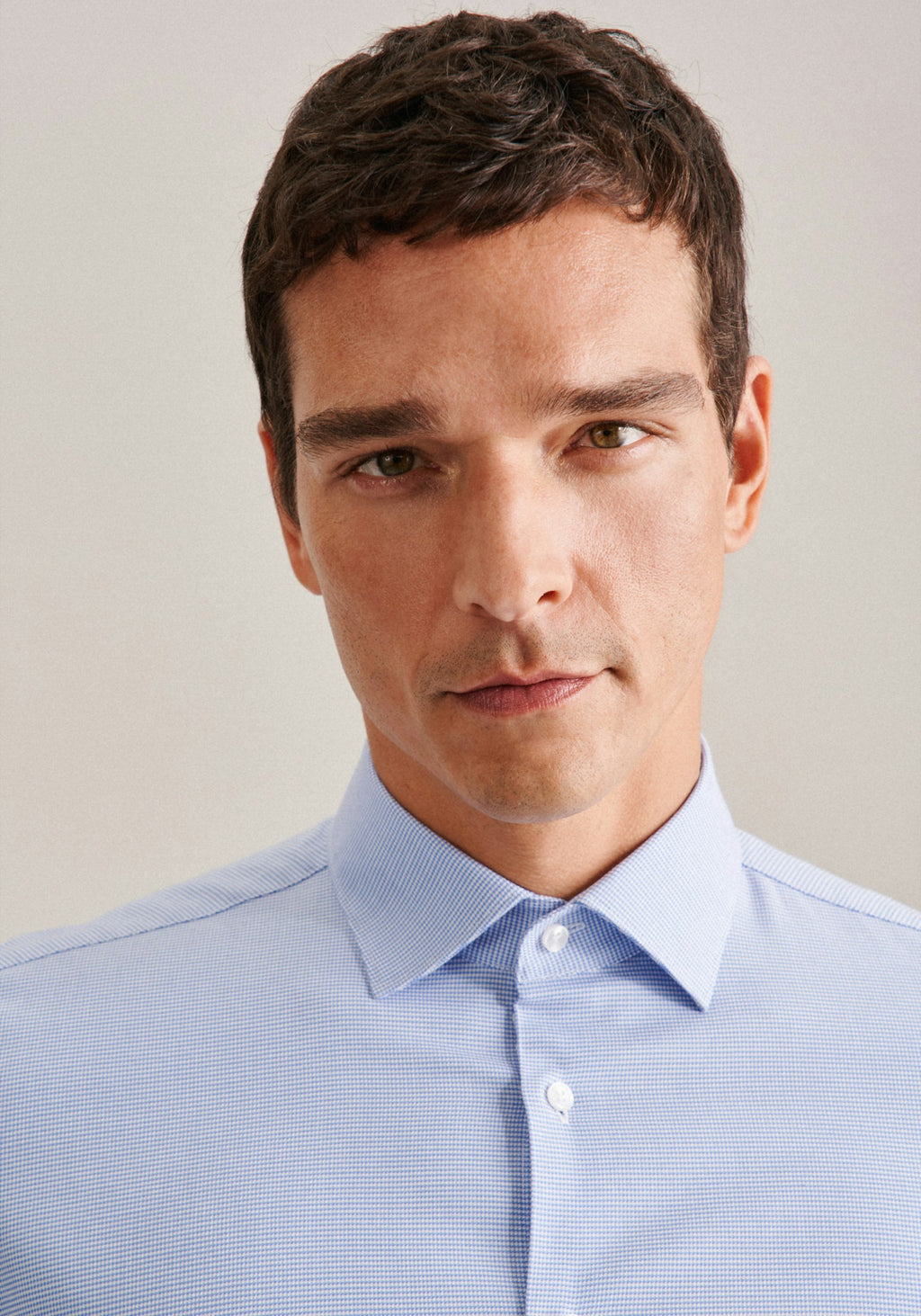 SEIDENSTICKER L/S SHIRT  - BLUE