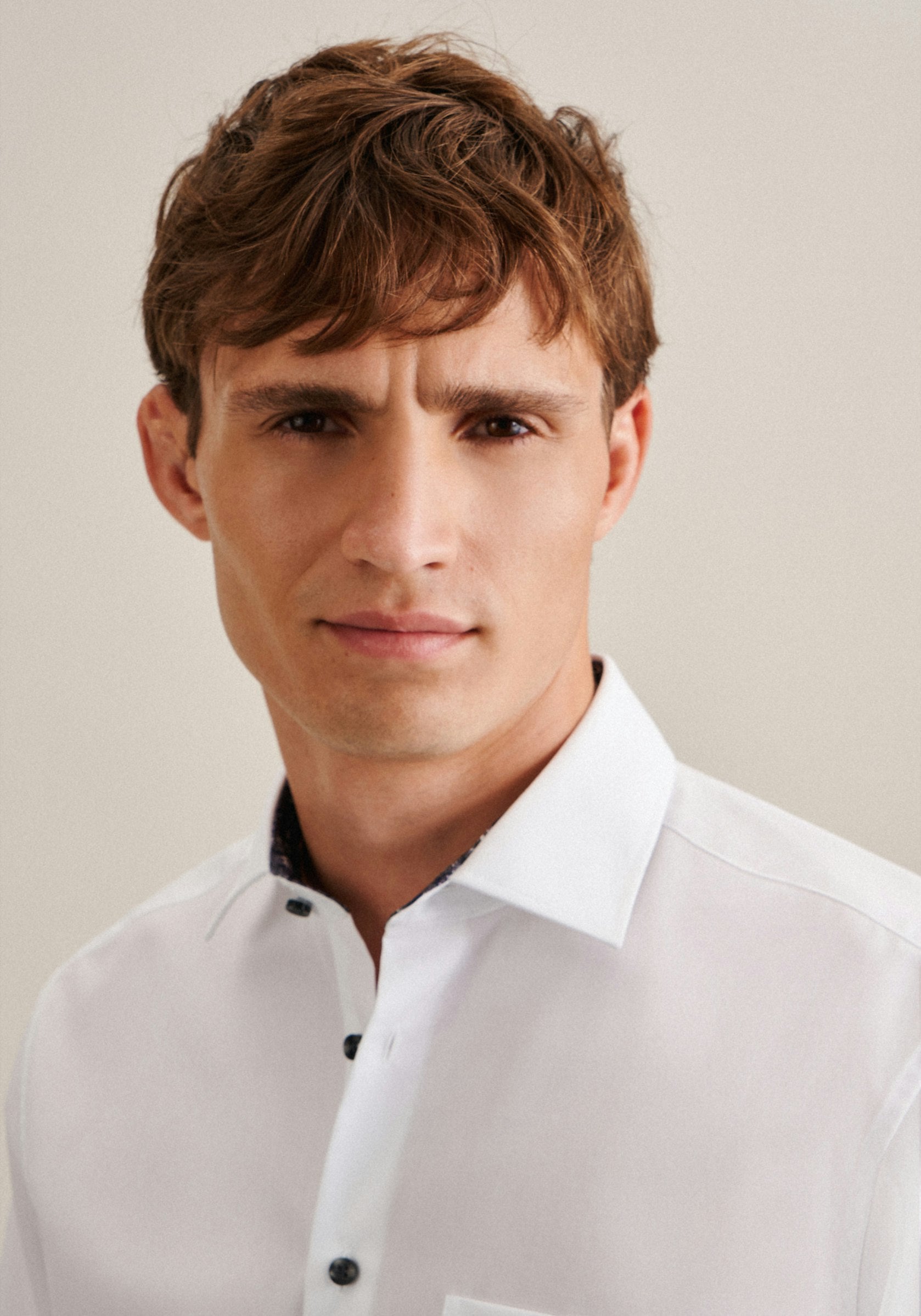 SEIDENSTICKER L/S SHIRT  01.142970 - WHITE