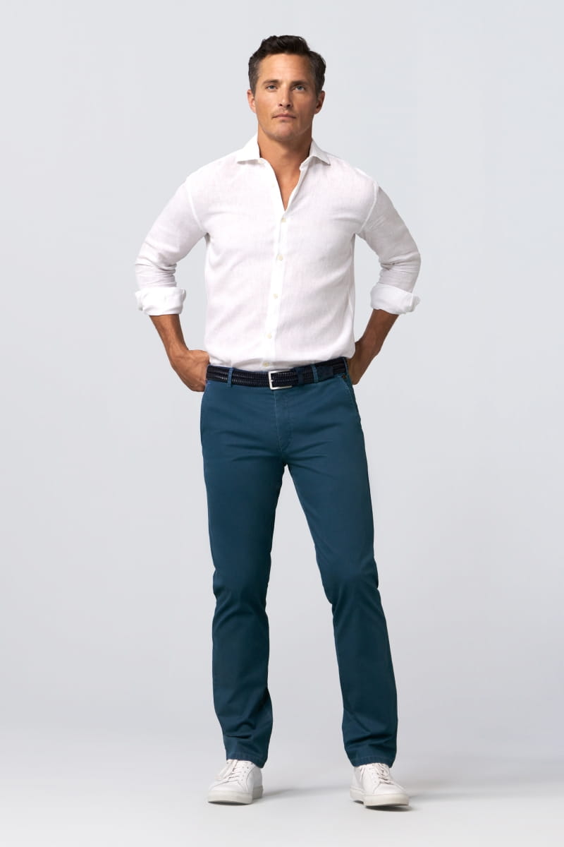 MEYER RIO CHINO  - TEAL