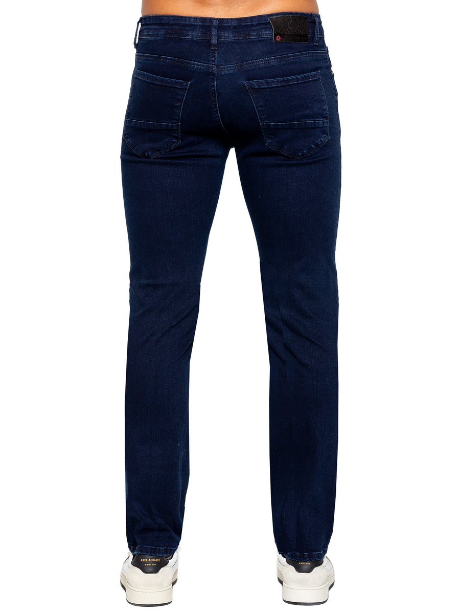 ETO EM629  STRAIGHT STRETCH DENIM - NAVY BLUE