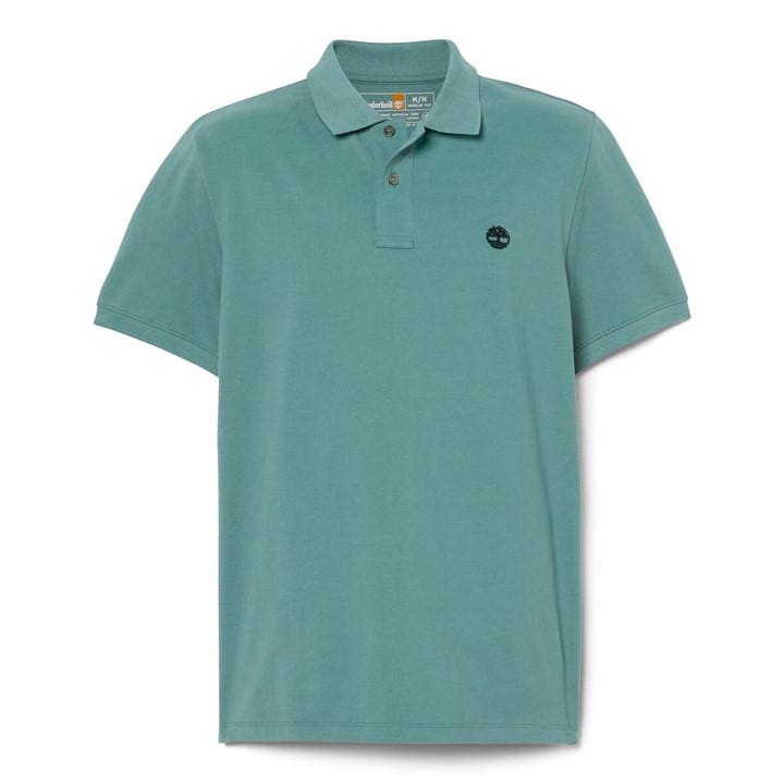 TIMBERLAND PIQUE POLO SHIRT- GREEN