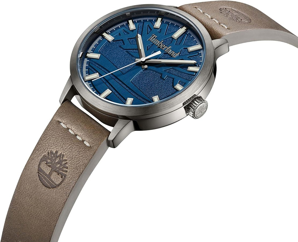 TIMBERLAND GOFFSTOWN LEATHER WATCH - BROWN