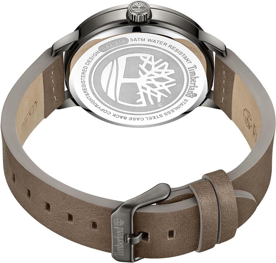 TIMBERLAND GOFFSTOWN LEATHER WATCH - BROWN