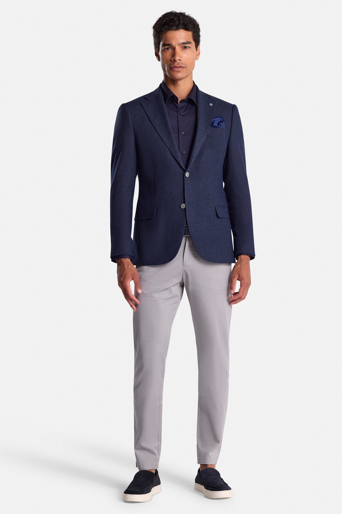BENETTI LOGAN BLAZER - NAVY BLUE