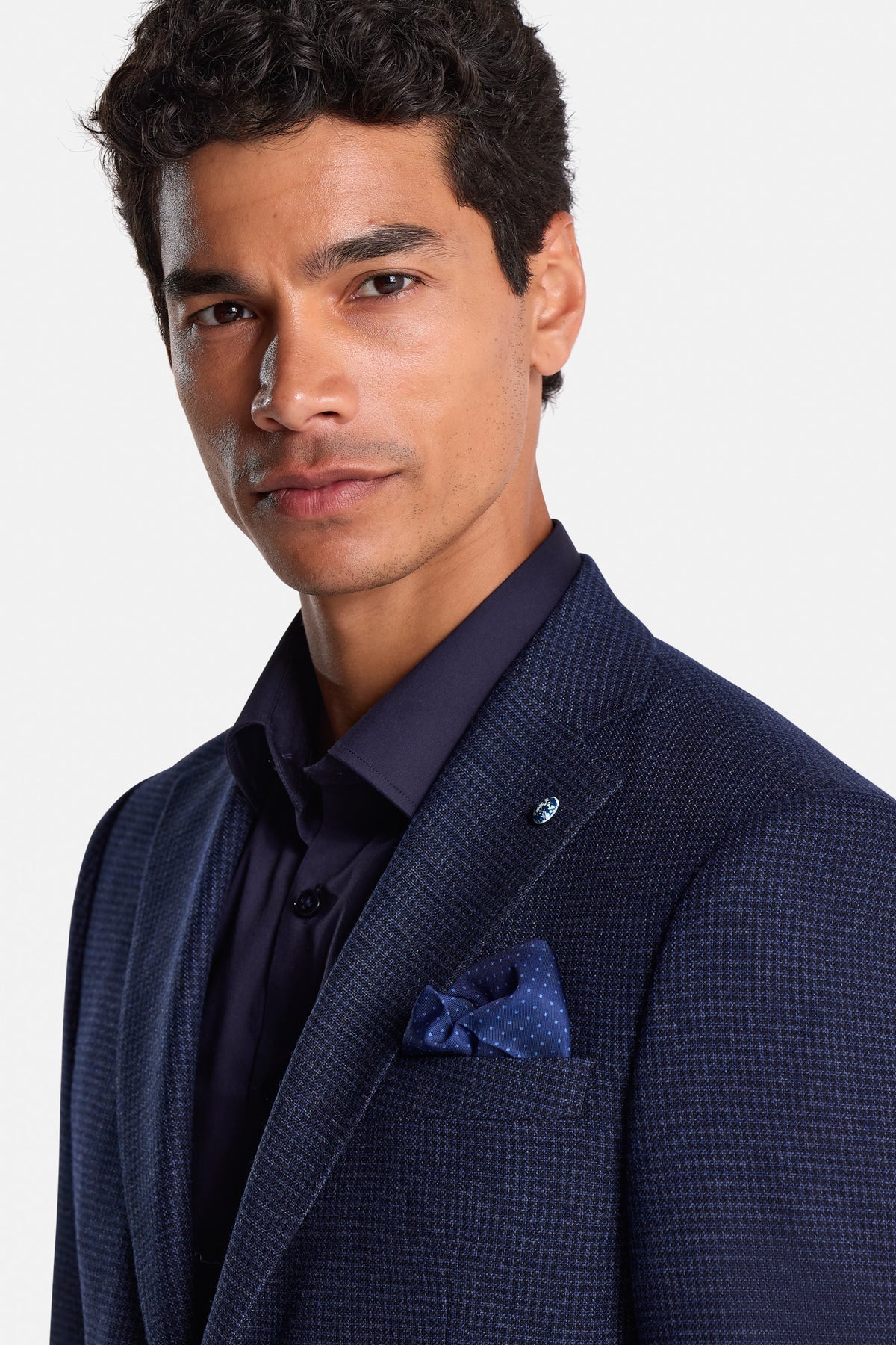 BENETTI LOGAN BLAZER - NAVY BLUE