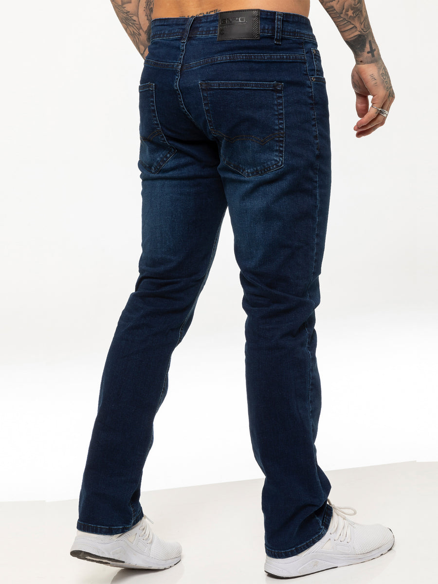ENZO STRETCH DENIMS EZ359 - MID WASH