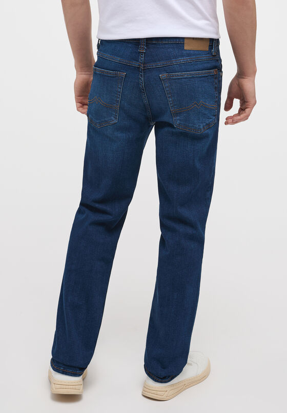 MUSTANG TRAMPER 843 STRAIGHT DENIMS - MID WASH